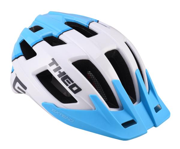 EXTEND prilba THEO white-sky blue, M/L (58-62cm) shine