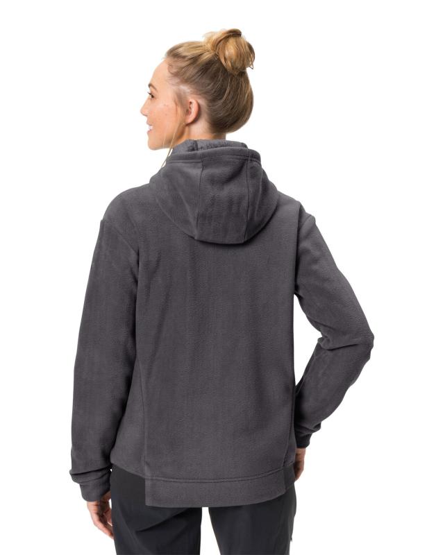 Vaude mikina s kapucňou Neyland Fleece, dámska, phantom black