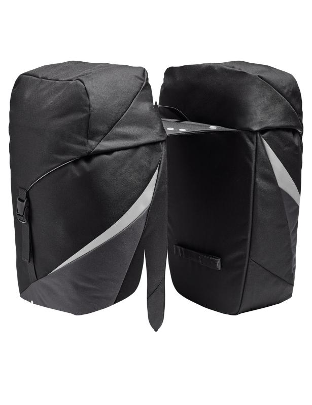 Vaude dvojitá taška na nosič TwinRoadster, black