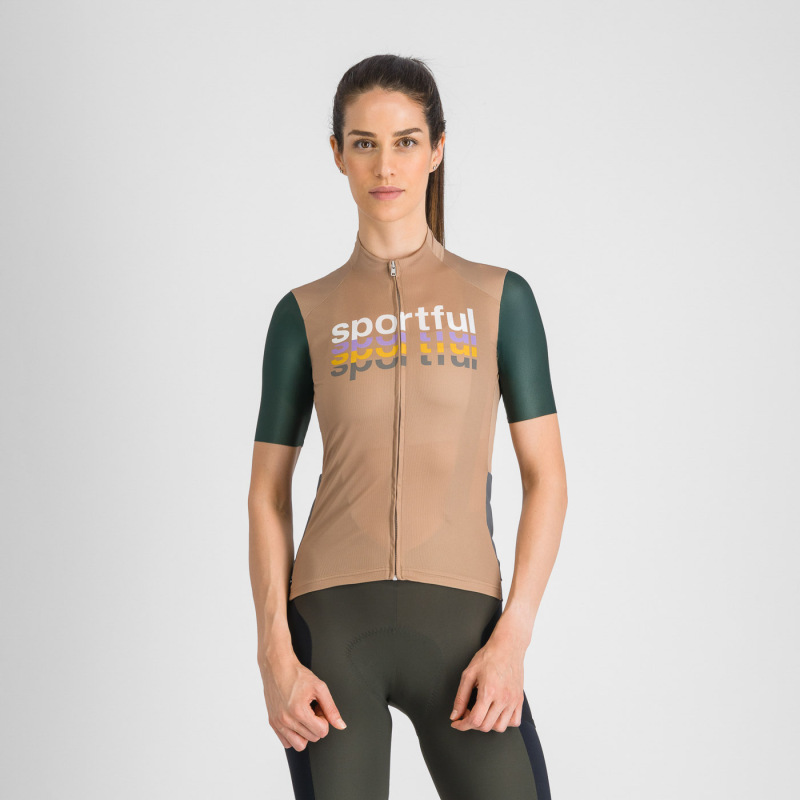 Sportful SUPERGIARA LOGO 2 dámsky dres desert sand