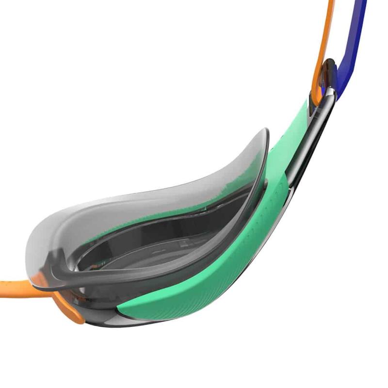 Plavecké okuliare Speedo Fastskin Hyper Elite Mirror Green/Orange