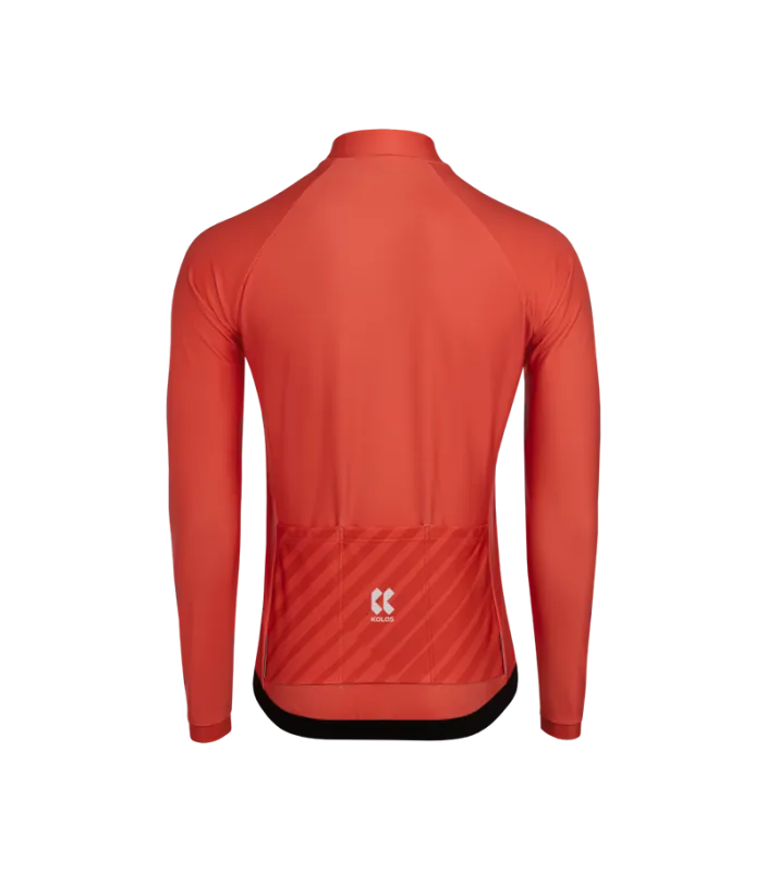 Cyklistický dres KALAS MOTION Z4 dlhý rukáv CORAL RED