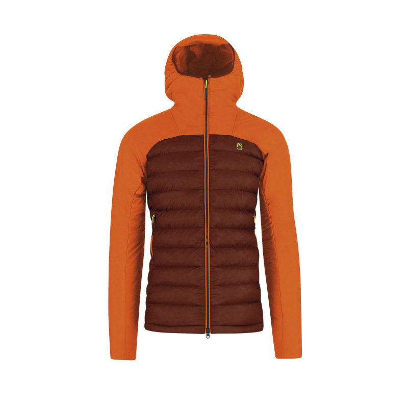 Karpos Sass Dortiga Hoodie Bunda Mahogany/Vibr.Orange