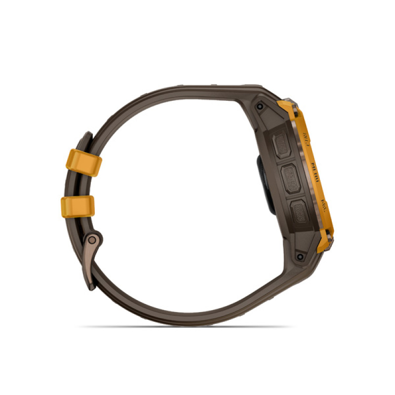 Garmin Instinct Crossover AMOLED, Bronze Sunburst, Cocoa silocone band 5