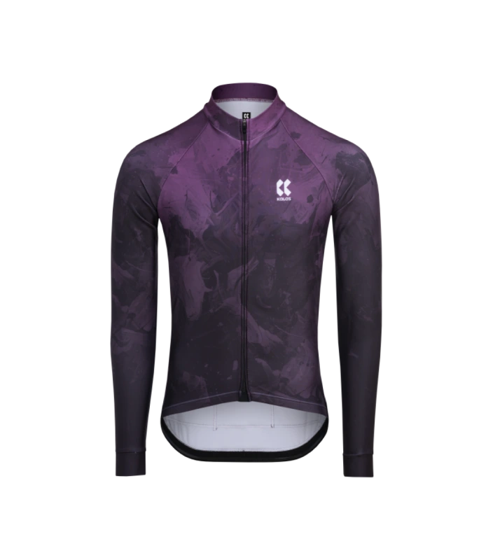 Cyklistický dres KALAS MOTION Z6 dlhý rukáv Plum Purple