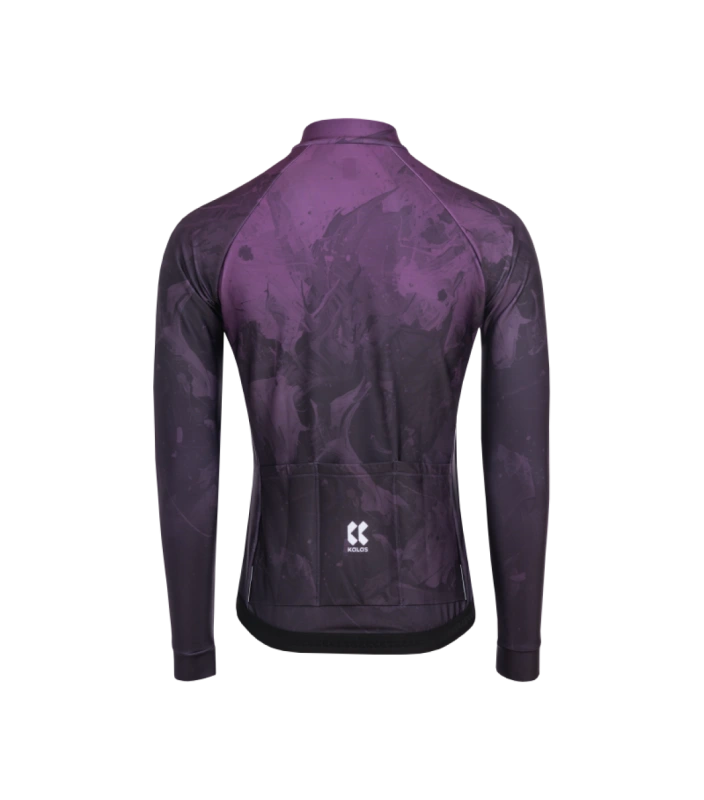 Cyklistický dres KALAS MOTION Z6 dlhý rukáv Plum Purple 1