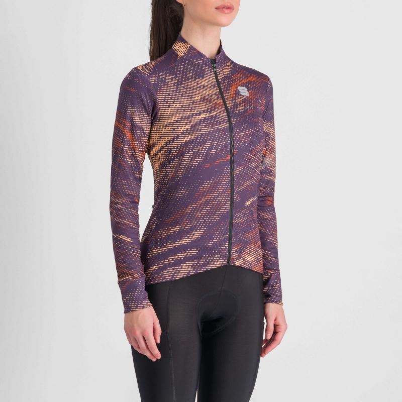 SPORTFUL CLIFF SUPERGIARA dámsky THERMAL dres nightshade cayenna papaya 2