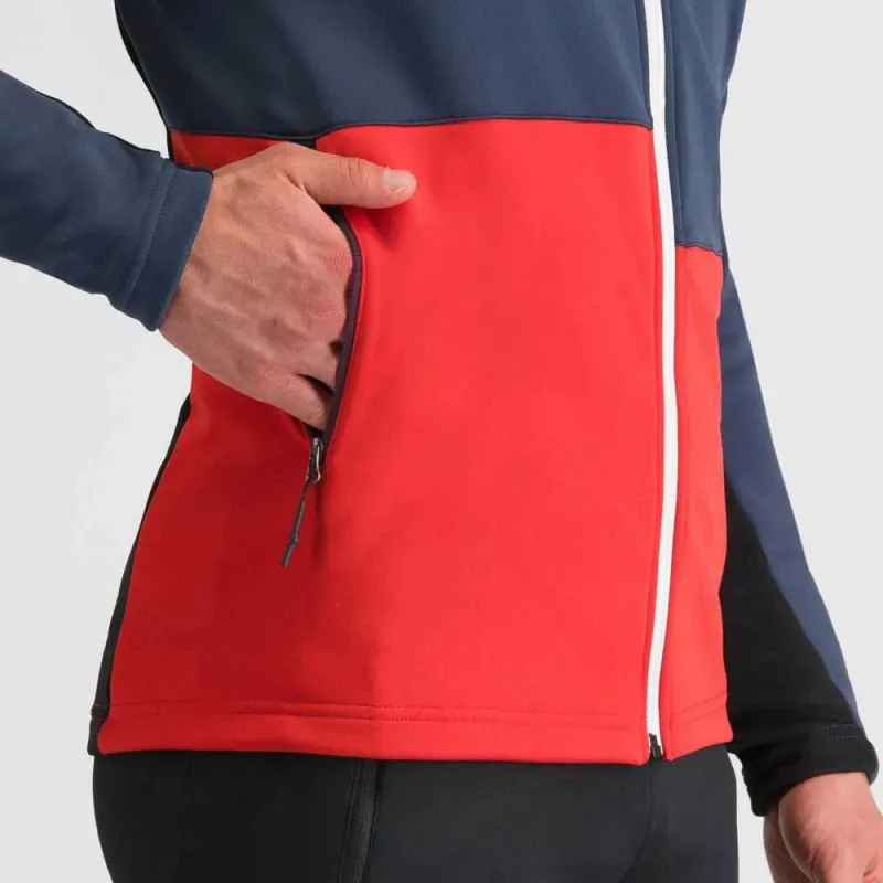 Sportful ENGADIN bunda galaxy blue/tango red