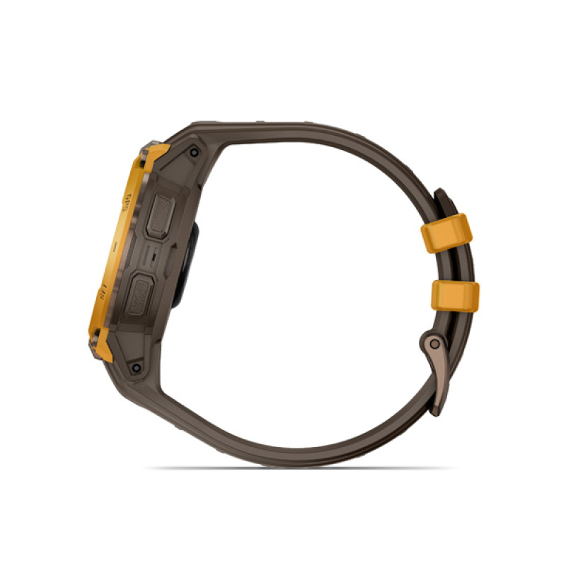 Garmin Instinct Crossover AMOLED, Bronze Sunburst, Cocoa silocone band 4