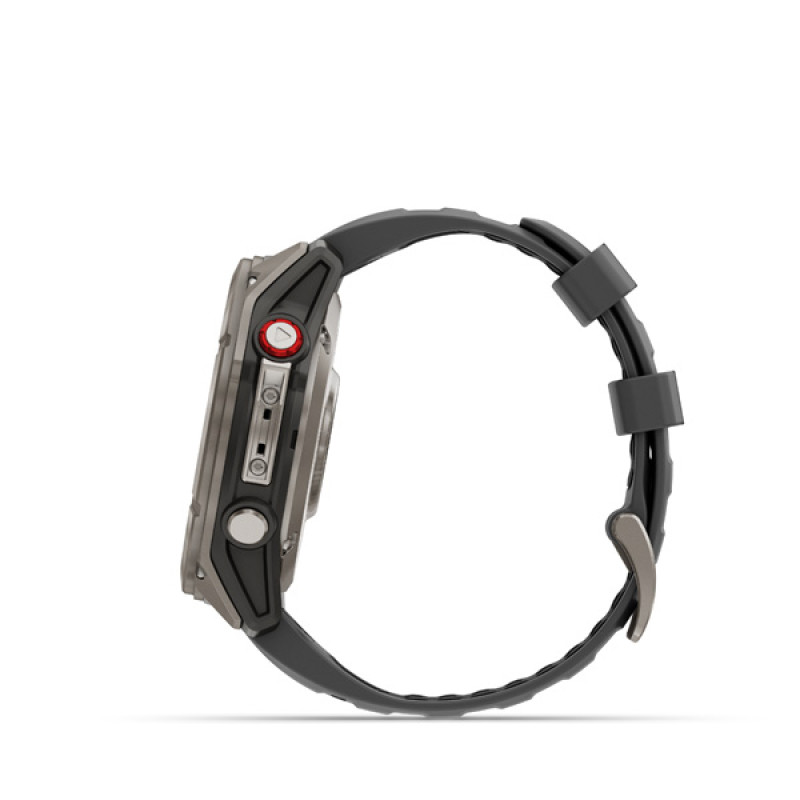 Garmin fenix 8 Pro - 51mm, AMOLED, Sapphire, Carbon Gray DLC Titanium, Black/Pebble Gray 2