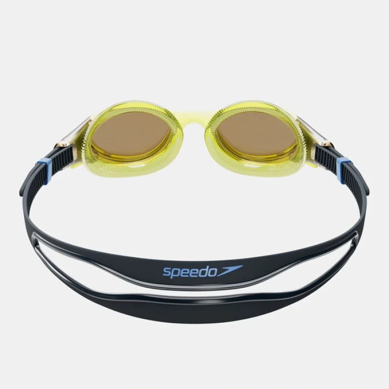 Plavecké okuliare Speedo BIOFUSE 2.0 mirror yellow/smoke 1