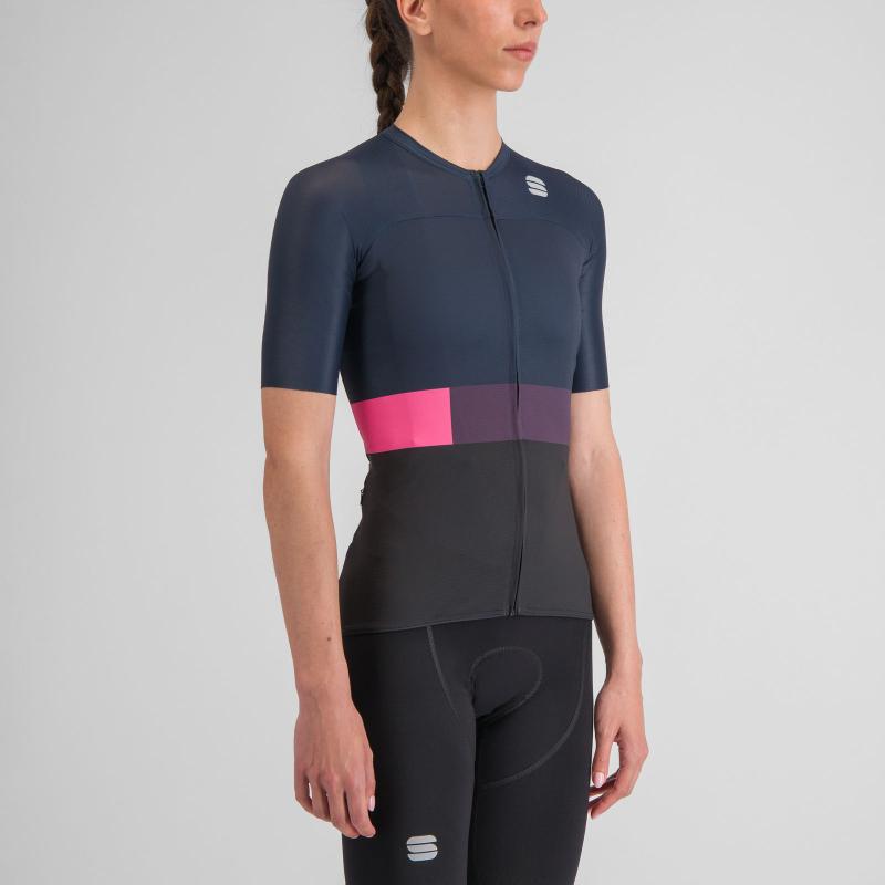 Sportful SNAP dámsky dres black galaxy blue