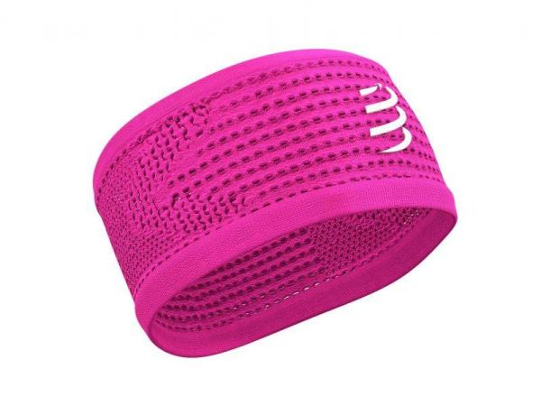 COMPRESSPORT čelenka ON/OFF V2 Ružová