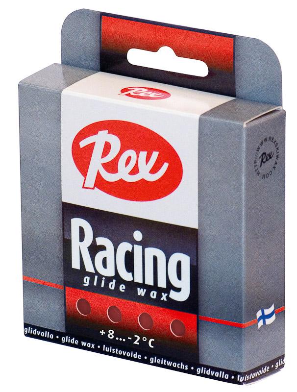 Rex Racing glide sklzový parafín 2x43g Červený +4…0 C