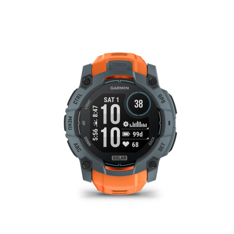 Garmin Instinct 3 - 50mm, Solar,Twilight, Soltice silicone band (Limited)