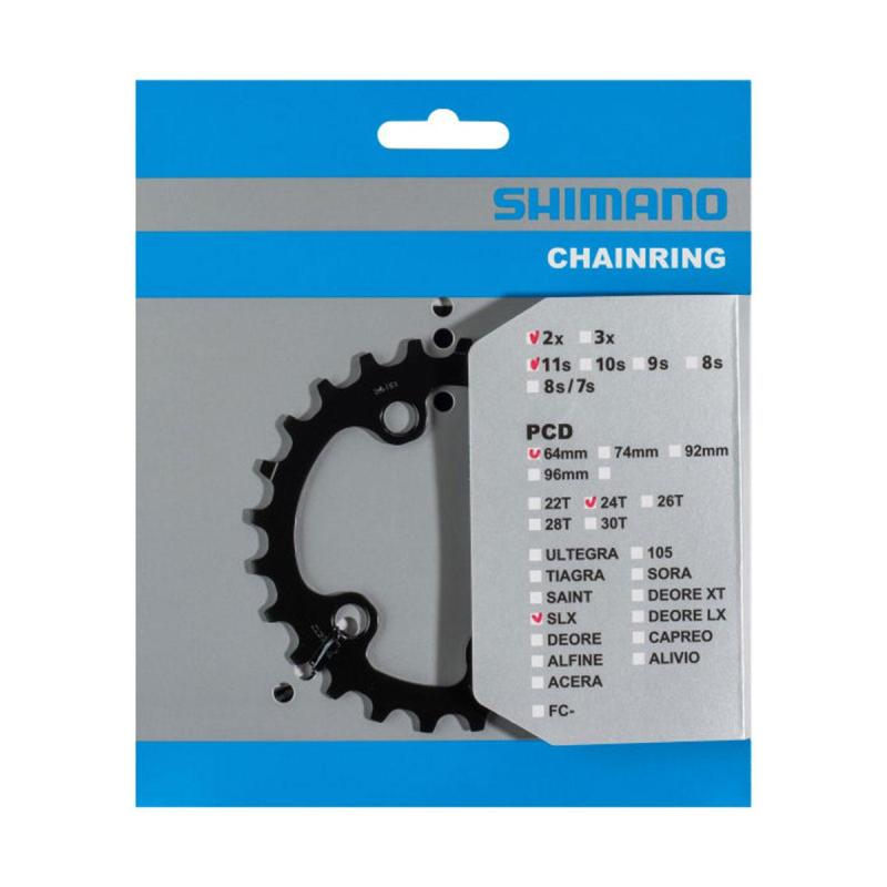 SHIMANO prevodník 24z. M7000 SLX 34/24z. čierny 64mm