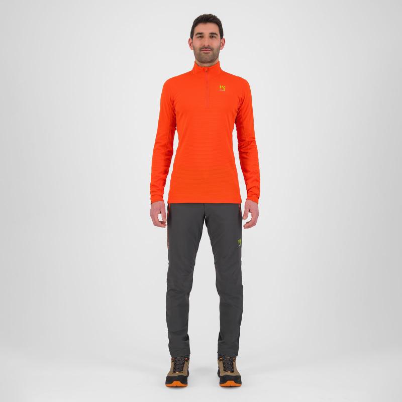 Karpos CRODA LIGHT HALF ZIP flíska Spicy Orange