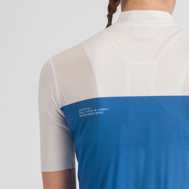 Sportful PISTA dámsky dres blue denim white