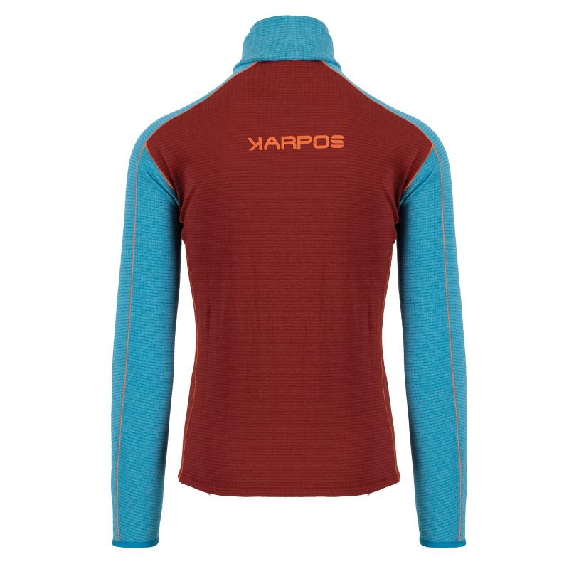 Karpos AMBRIZZOLA FULL-ZIP mikina pomegranade/larkspur