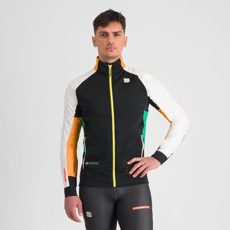 Sportful APEX bunda black/white/green/yellow