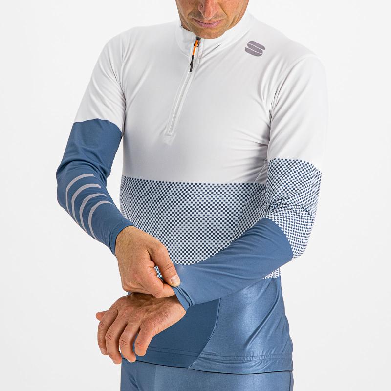 Sportful SQUADRA dres biely/modrý