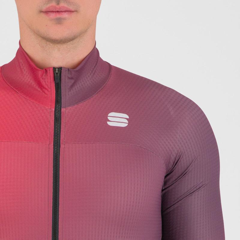 Sportful APEX kombinéza huckleberry/tango red