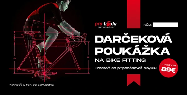 BIKE FITTING - DARČEKOVÁ POUKÁŽKA