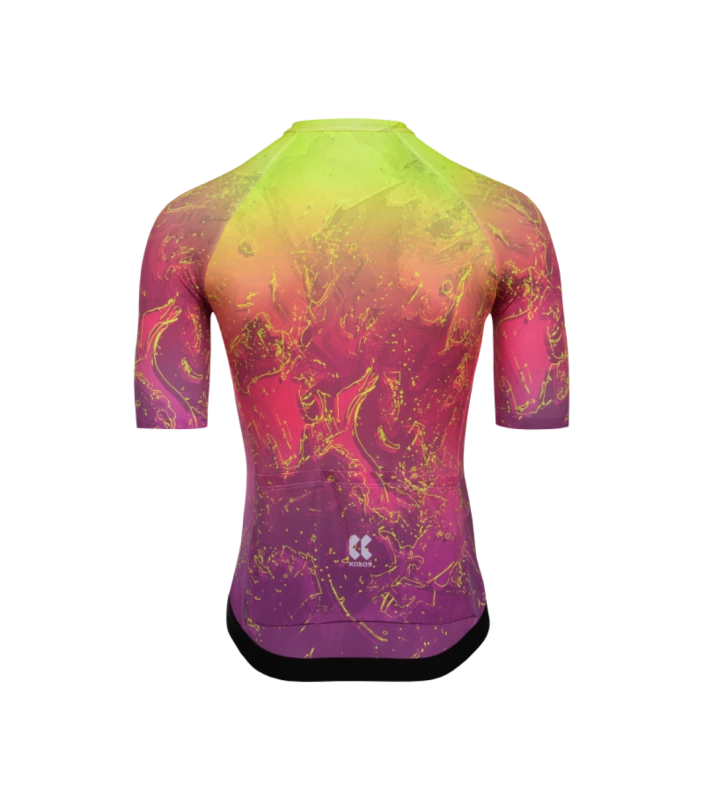 Cyklistický dres MOTION Z6 | Neon Lava Blend 1