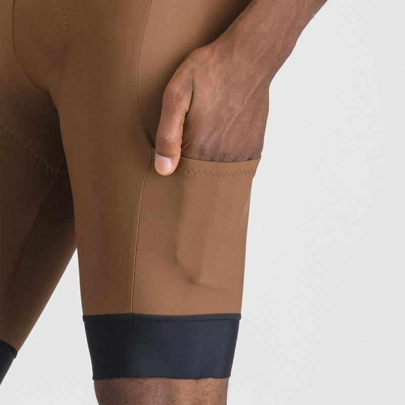 Sportful GIARA 2 kraťasy s trakmi coffee brown 5