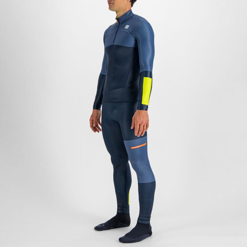 Sportful APEX dres tmavomodrý/žltý