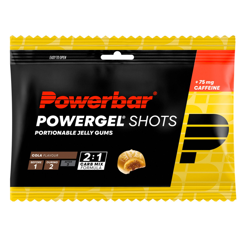 PowerBar PowerGel Shots 60g Cola+kofeín