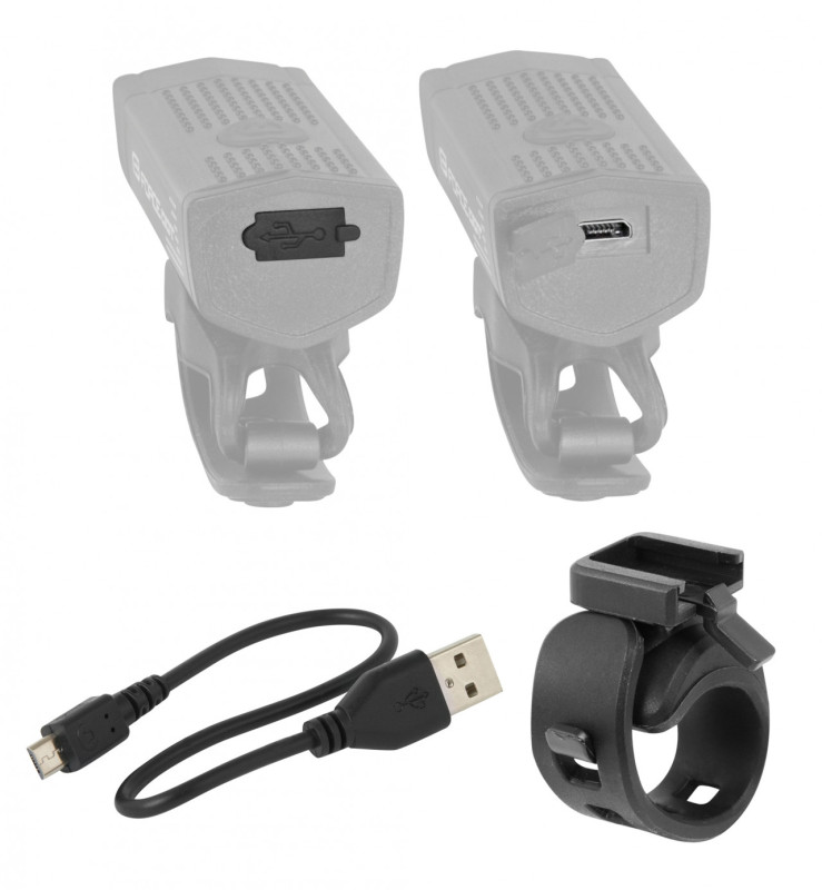 FORCE svetlá sada DOT USB predné + zadné 1