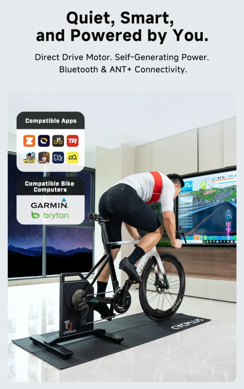 CYCPLUS T2H Cyklotrenažér 3