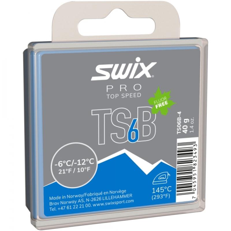 SWIX sklzový vosk Top speed TS 6B 40g