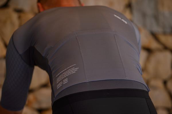 Cyklistický dres KALAS PASSION Z4 | Dres AERO | Steel Grey