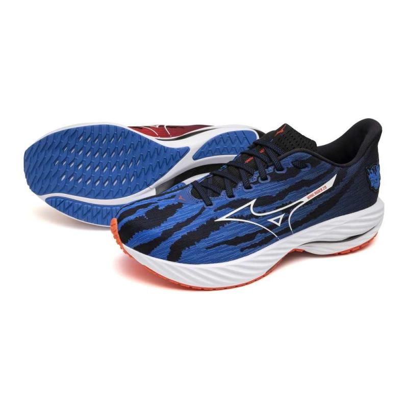 MIZUNO WAVE RIDER 28 (U) / MIZIgnitionRed/ White/ BasebBlue 5