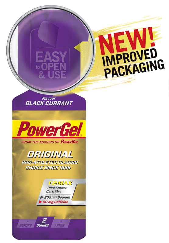PowerBar PowerGel 41g Čierne ríbezle + Kofeín 2