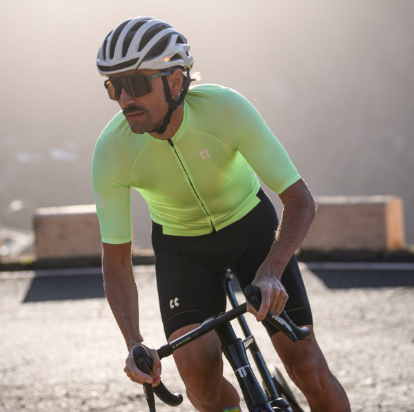 Cyklistický dres PASSION Z6 | Dres RAZOR | Neon Lime 2