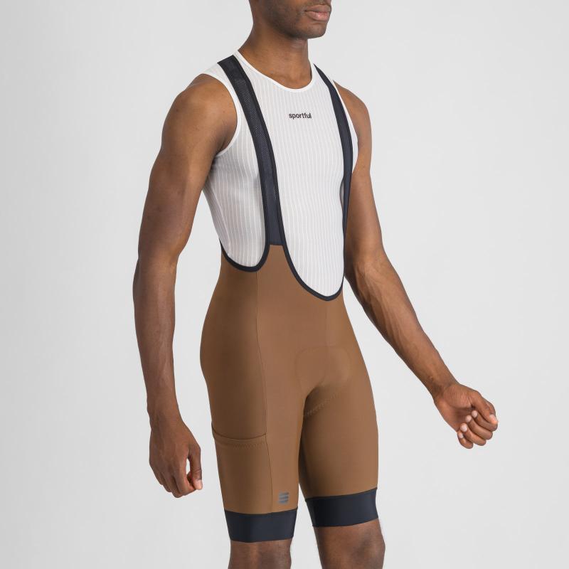 Sportful GIARA 2 kraťasy s trakmi coffee brown 2
