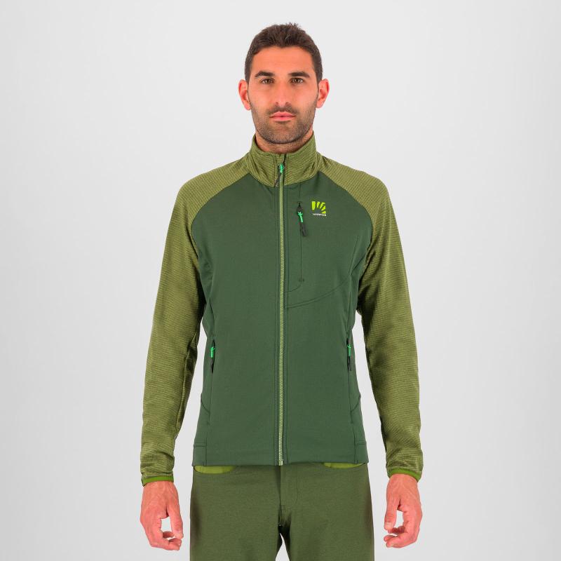 Karpos PIZZOCCO EVO FULL-ZIP flíska rifle green/cedar green