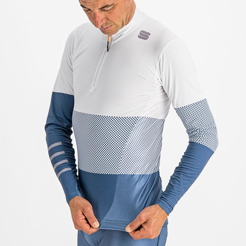 Sportful SQUADRA dres biely/modrý