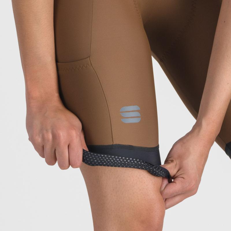 Sportful GIARA 2 dámske kraťasy s trakmi coffee brown 6