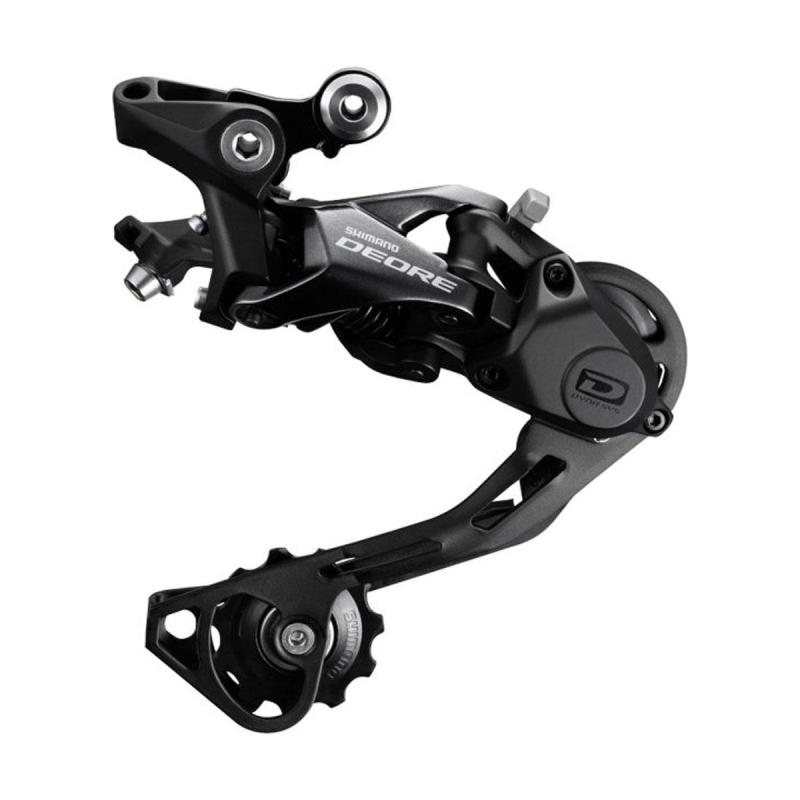 SHIMANO prehadzovačka Deore M6000 10sp. čierna dlhé ramienko Shadow+