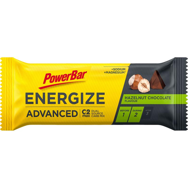 PowerBar Energize Advanced tyčinka 55g Čokoláda oriešky