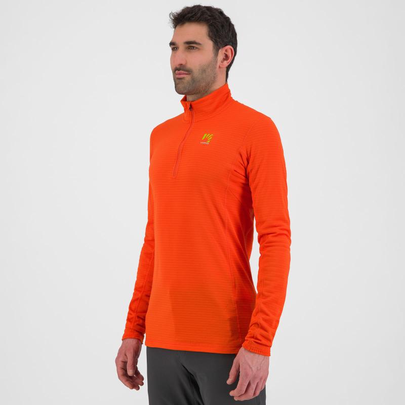 Karpos CRODA LIGHT HALF ZIP flíska Spicy Orange