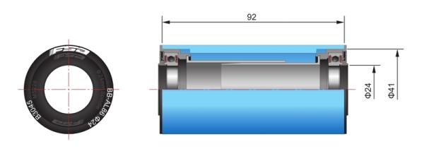 FSA stredové zloženie kľúk 24mm /BB92 , Alloy Cups (OEM