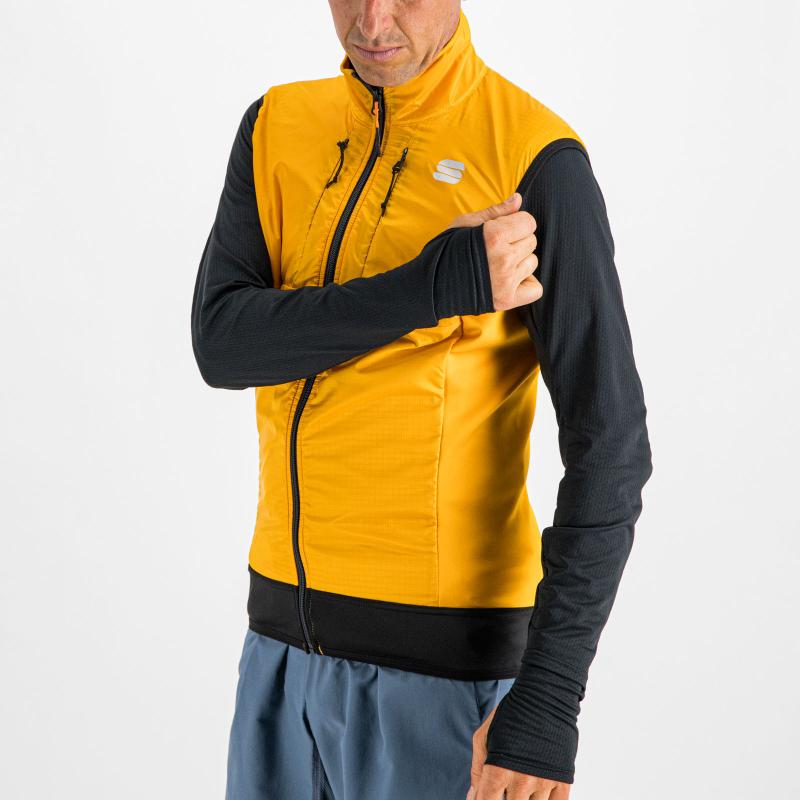 Sportful CARDIO TECH WIND vesta tmavo žltá