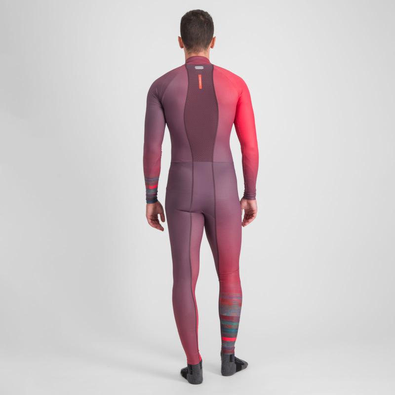 Sportful APEX kombinéza huckleberry/tango red