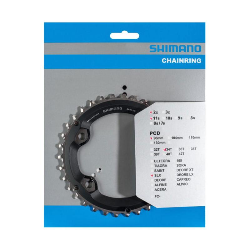 SHIMANO prevodník 34z. M7000 SLX 34/24z. čierny 96mm