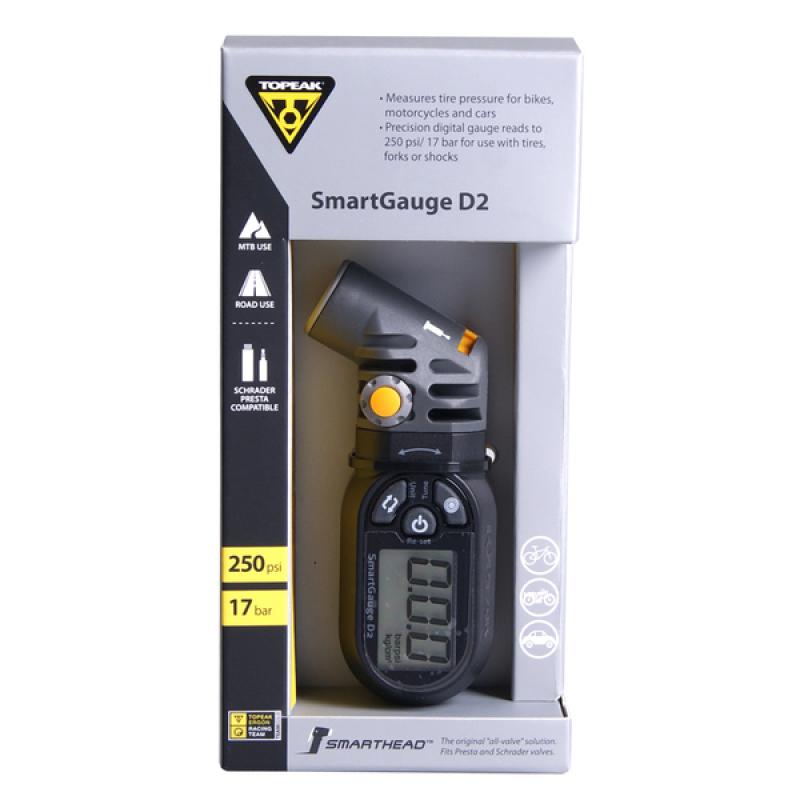 TOPEAK Digitálny tlakomer SMART GAUGE D2